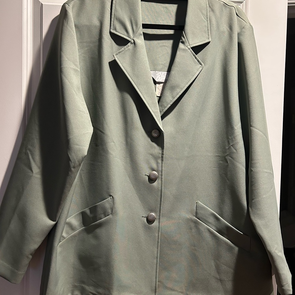 Women's Sage Green Blazer size XL